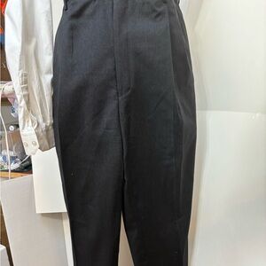 Jos A Banks Black Pinstripe Trousers Size 38  100% Wool